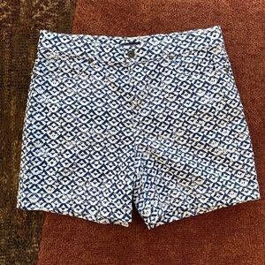 Architect Stretch Cotton Patterned Shorts